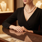 Collier en perles de culture baroque