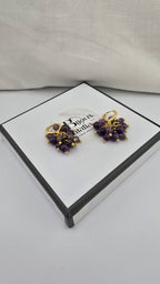 Boucles d’oreilles en vermeil et Améthyste