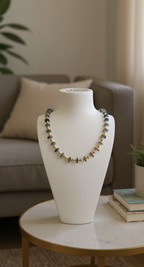 Collier et bracelet en Kyanite et vermeil