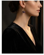 Boucles d’oreilles en vermeil et Améthyste