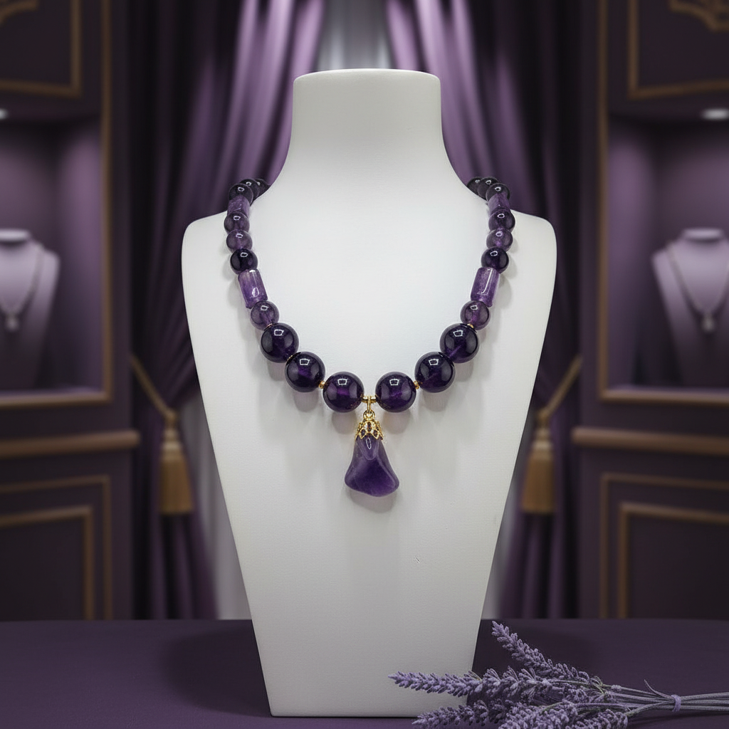 Collier en Améthyste