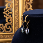 Boucles d oreilles en plaqué or 24k