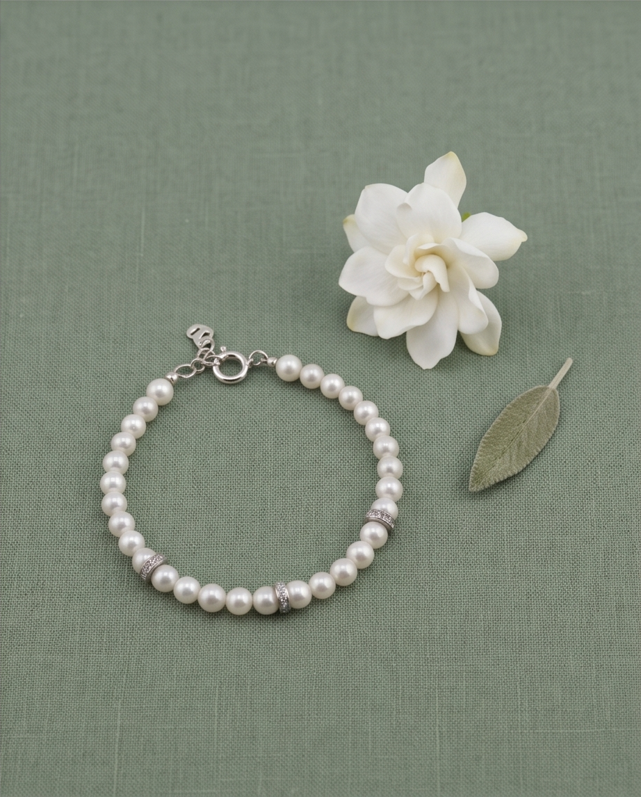Bracelet - Céleste perlé