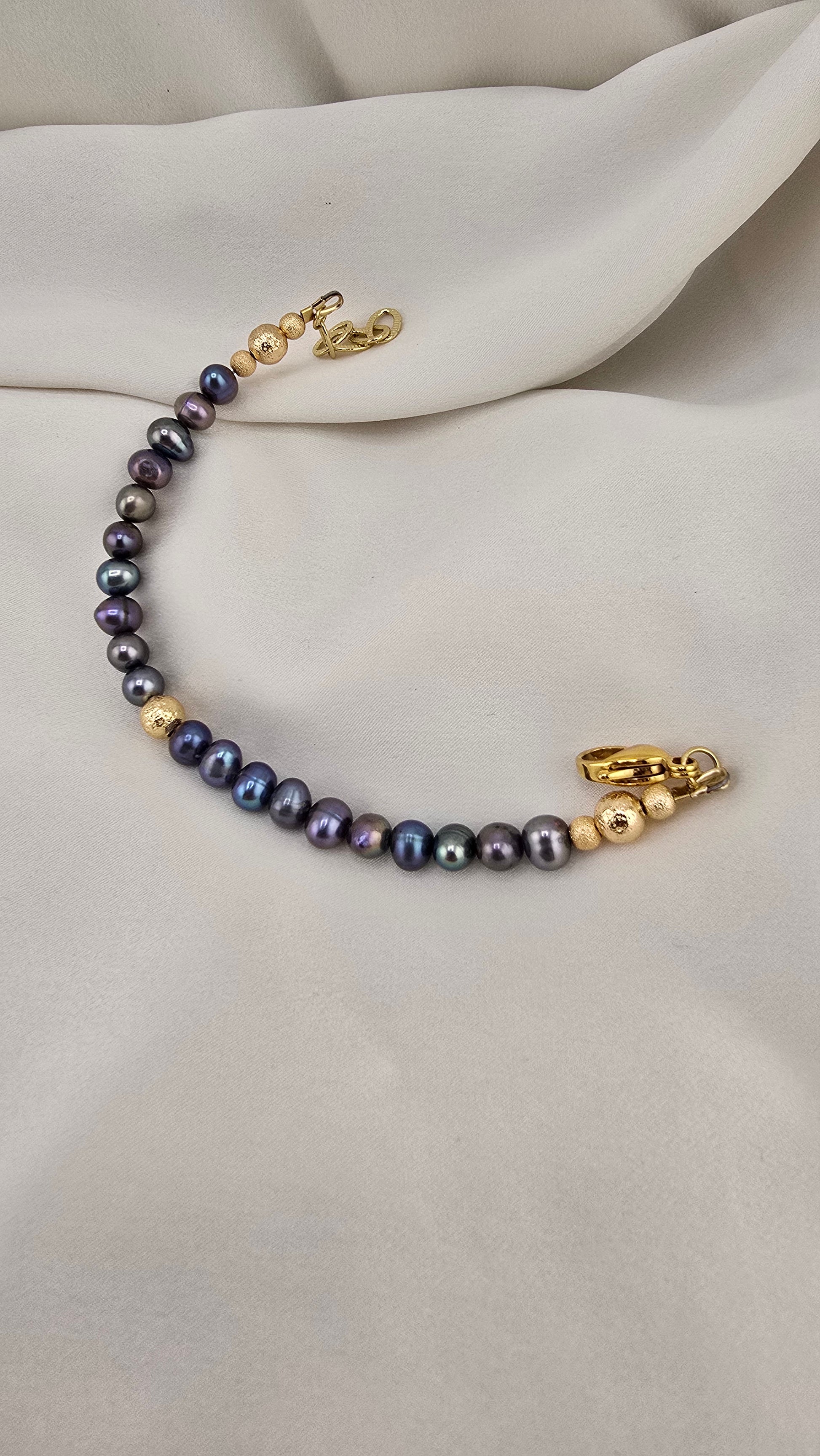 Bracelet en perles de culture