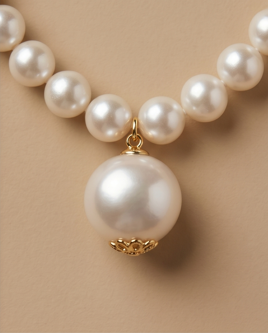 Reflet d'éternité- collier en perles de culture