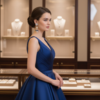 Boucles d oreilles en platine et Swarovski