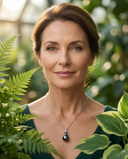 Larme du Lagon - chaine argent et perles de Tahiti