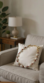 Bracelet perles de culture et vermeil