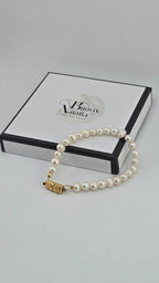 Bracelet en perles de culture irrégulières