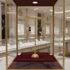 Boucles d 'oreilles en plaqué or 24k