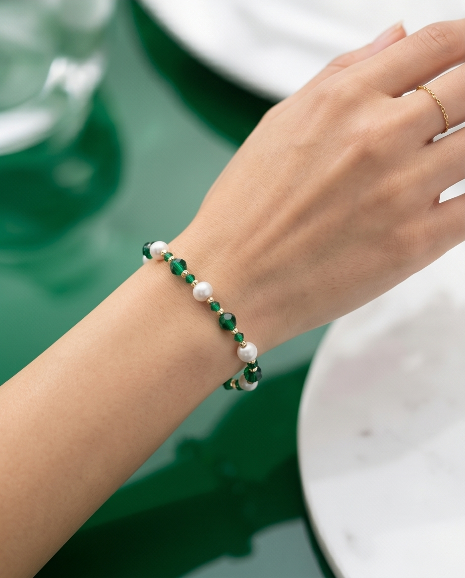 Bracelet lumière verte