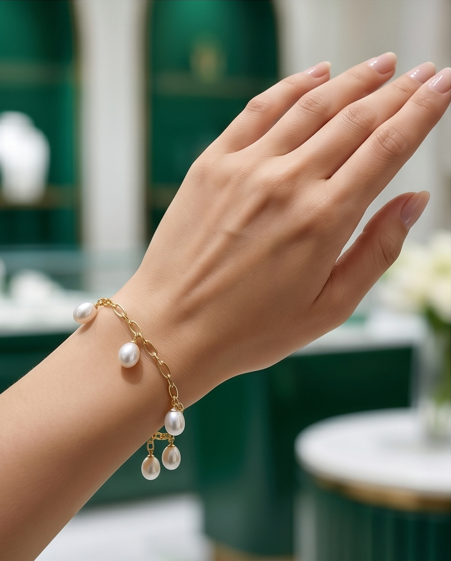 Alliance Vendôme - Bracelet en perles de culture
