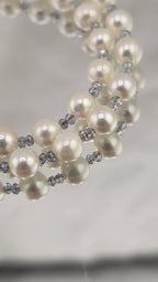 Collier avec perles de culture et Aigue marine dans son coffret prestige