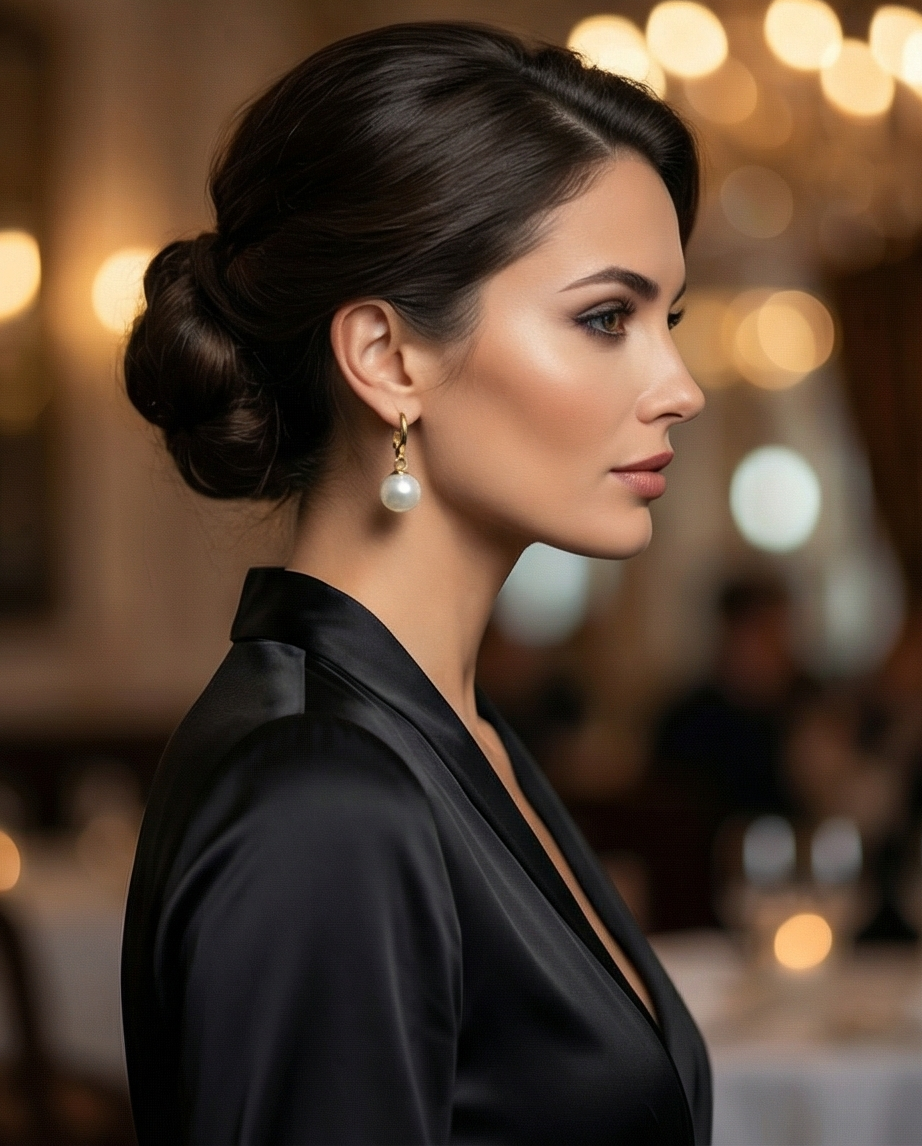 Éclat Majesté  - boucles d’oreilles avec perles de culture