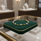 Bracelet en perles de culture et cristal