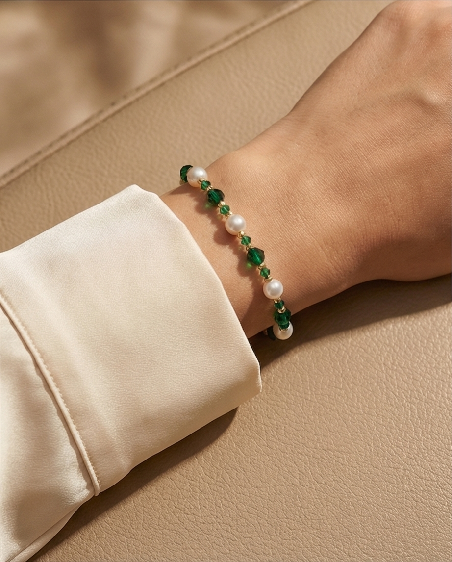 Bracelet lumière verte