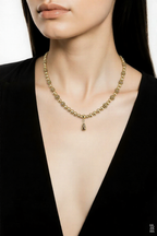 Collier en plaqué or et son pendentif