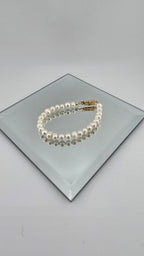 Bracelet en perles de culture irrégulières