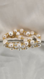 Collier en perles de culture baroque