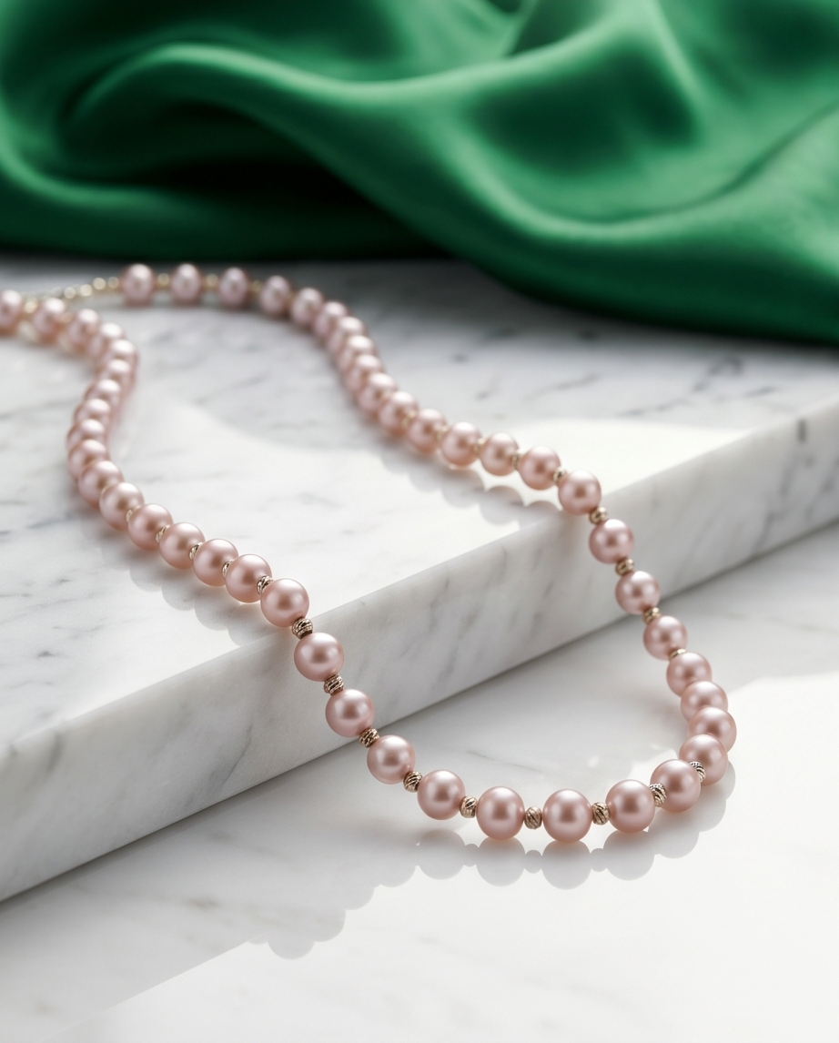 Souffle de Lilas - collier en perles de culture