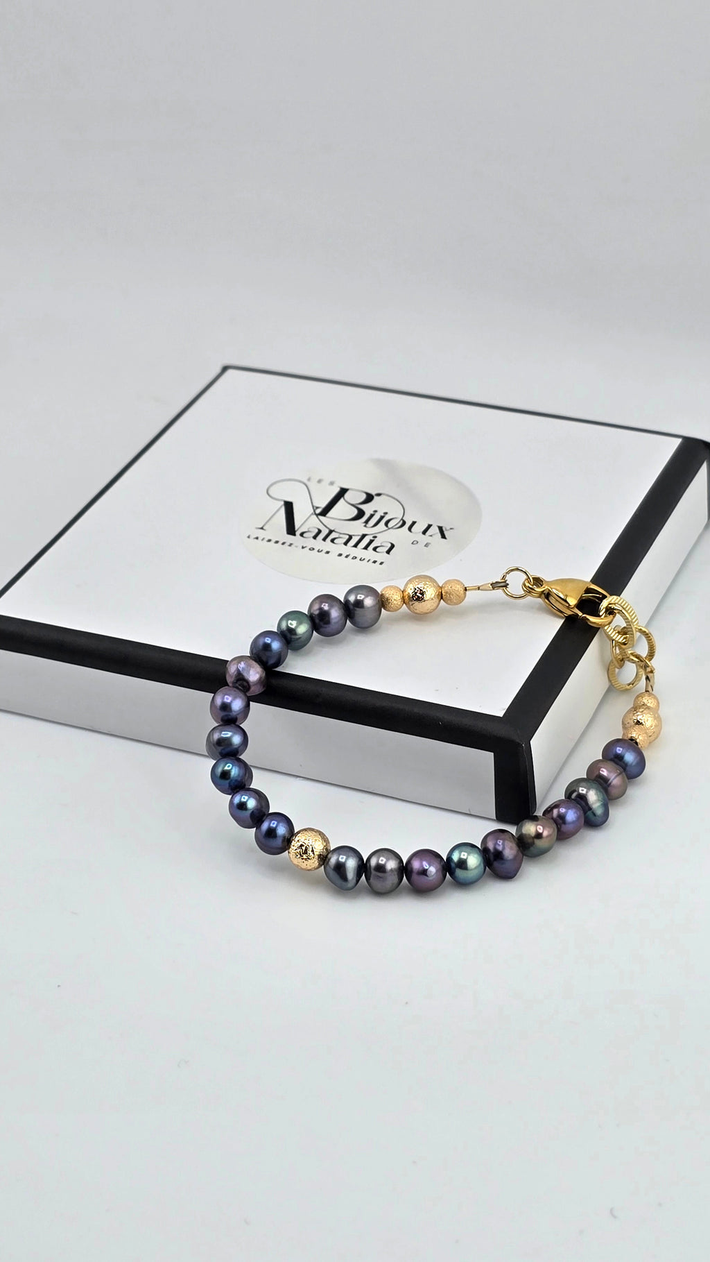 Bracelet en perles de culture