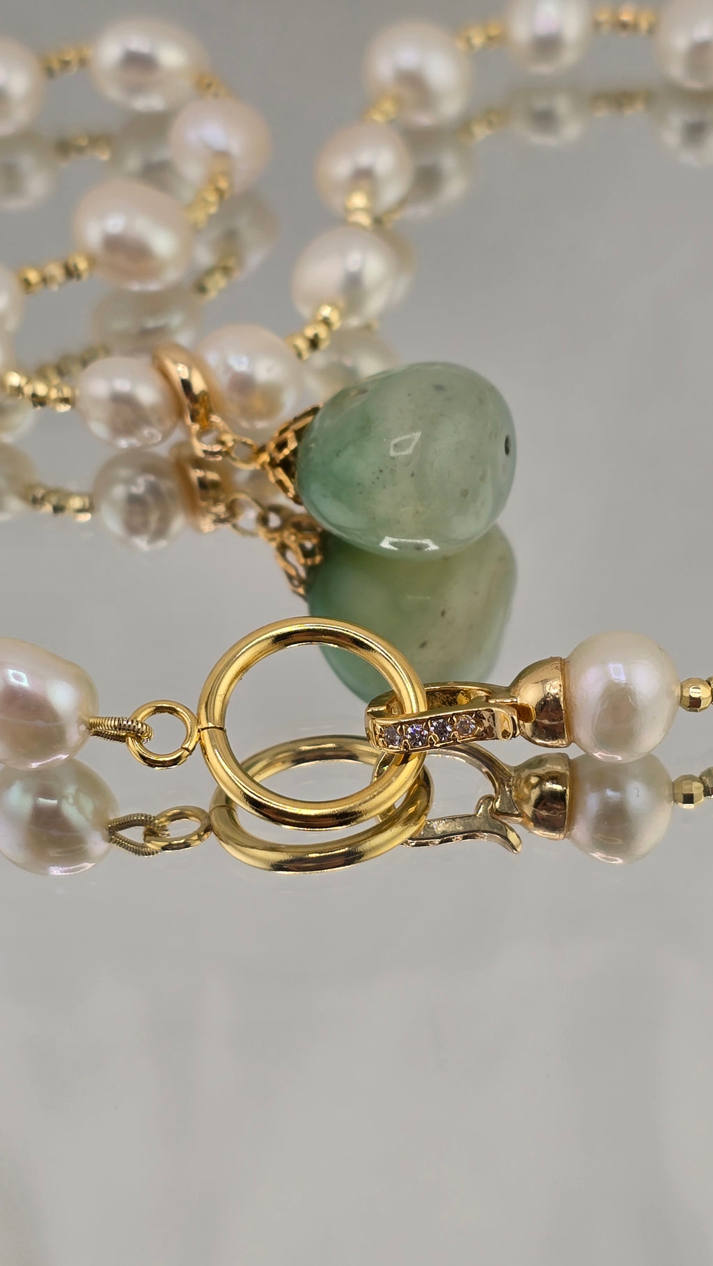 Collier d 'exception en perles de culture et perles en vermeil