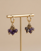 Boucles d’oreilles en vermeil et Améthyste
