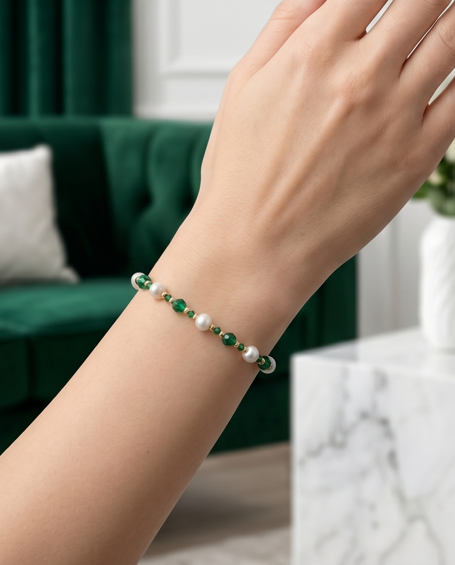 Bracelet lumière verte
