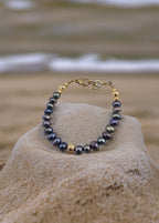 Bracelet en perles de culture