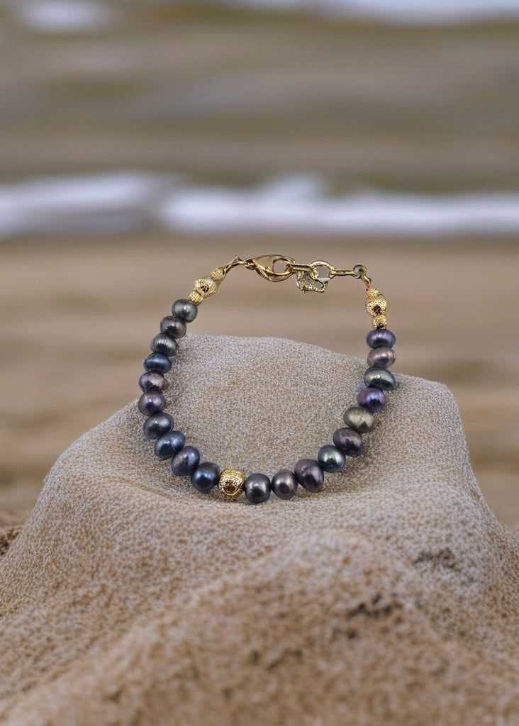 Bracelet en perles de culture