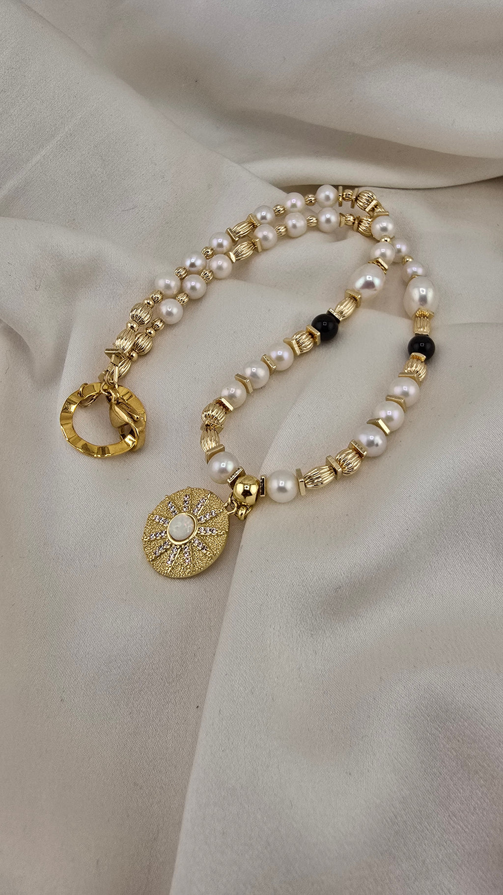 Collier en perles de culture