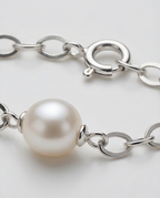 Bracelet argent et perles de culture