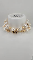 Collier en perles de culture baroque