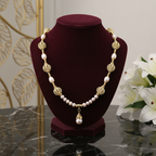 Collier en perles de culture rose