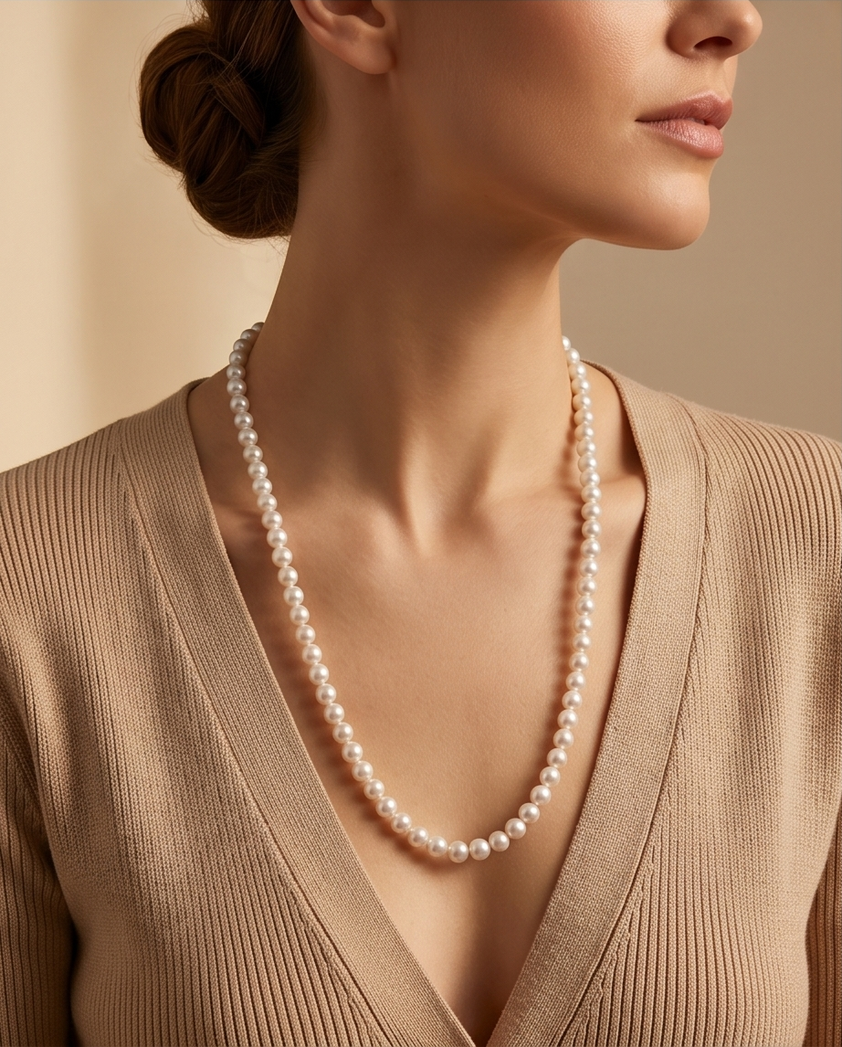 Collier Matinée - perles de culture