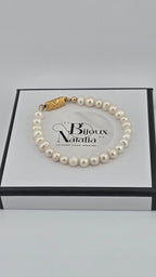 Bracelet en perles de culture irrégulières