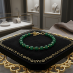 Bracelet en emeraude