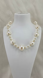 Collier en perles de culture et vermeil