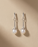 Boucles d ' oreilles en argent rhodié 925/1000