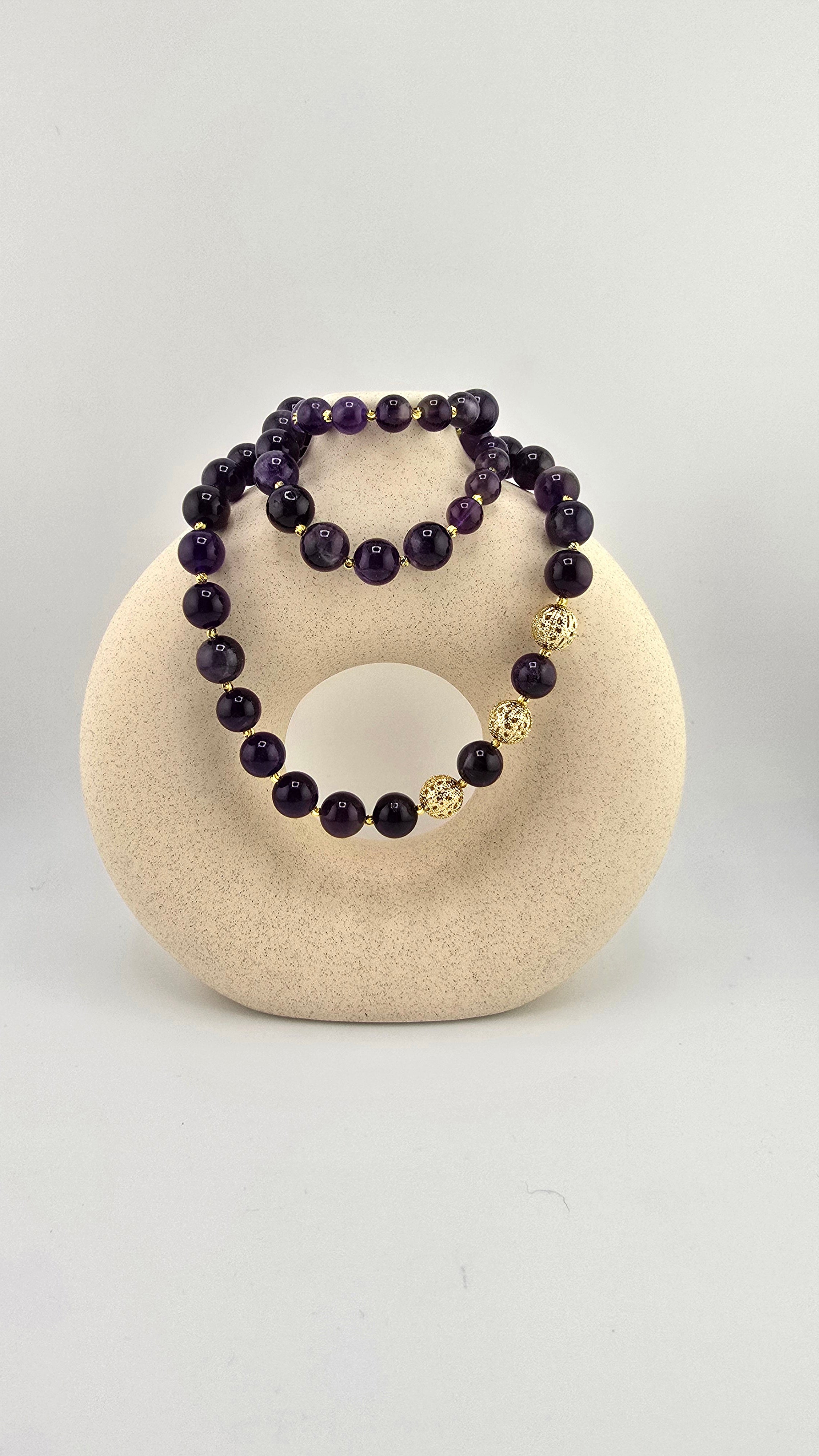 Collier Long en Améthyste