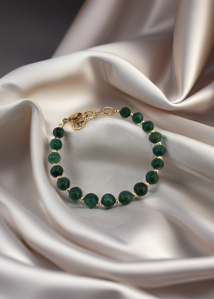 Bracelet en emeraude