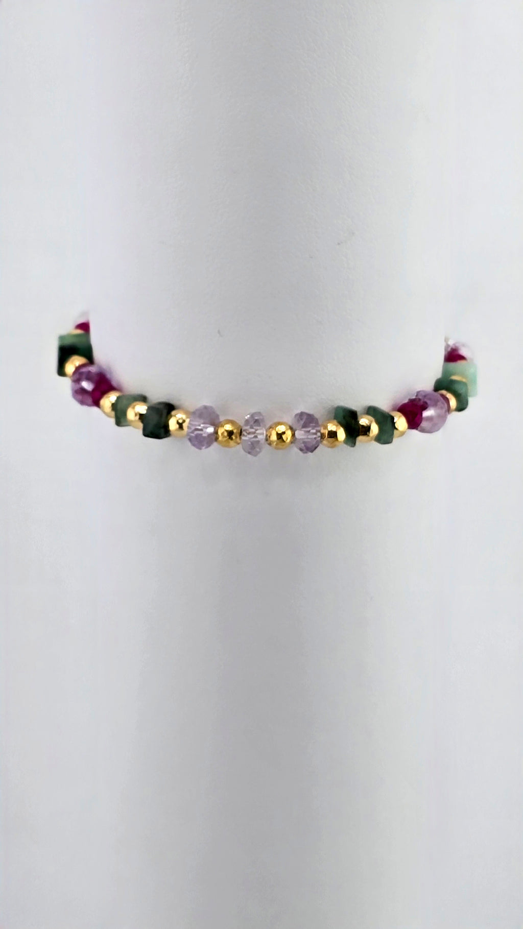 Bracelet en pierres fines et vermeil
