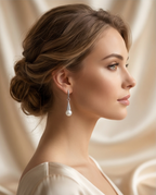 Boucles d’oreilles en argent et perles de culture