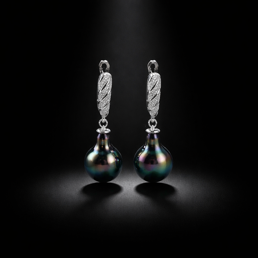 Silence Lumineux - Perles de Tahiti en Goutte