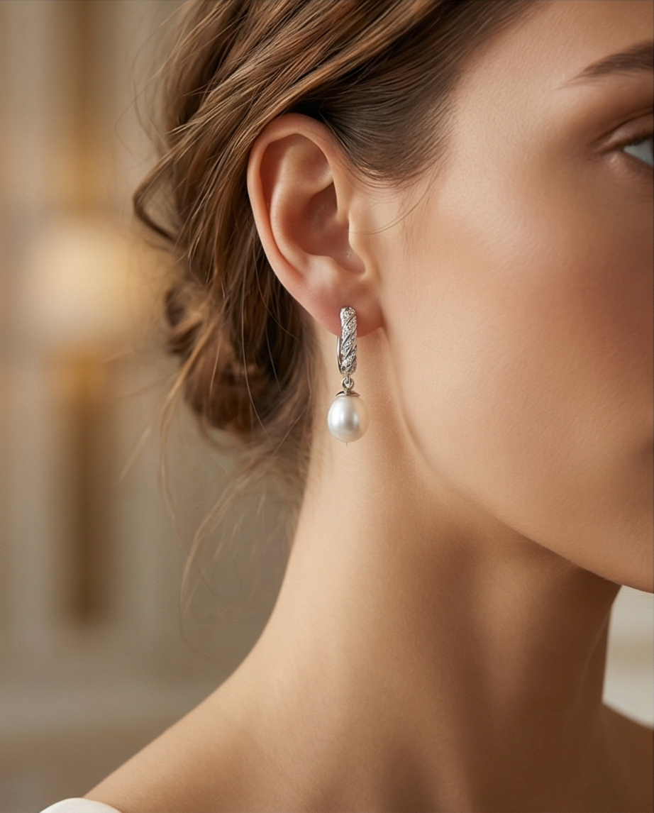 Boucles d oreilles en argent 925