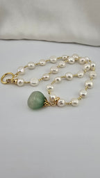 Collier d 'exception en perles de culture et perles en vermeil