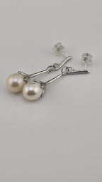 Boucles d ' oreilles en argent rhodié 925/1000