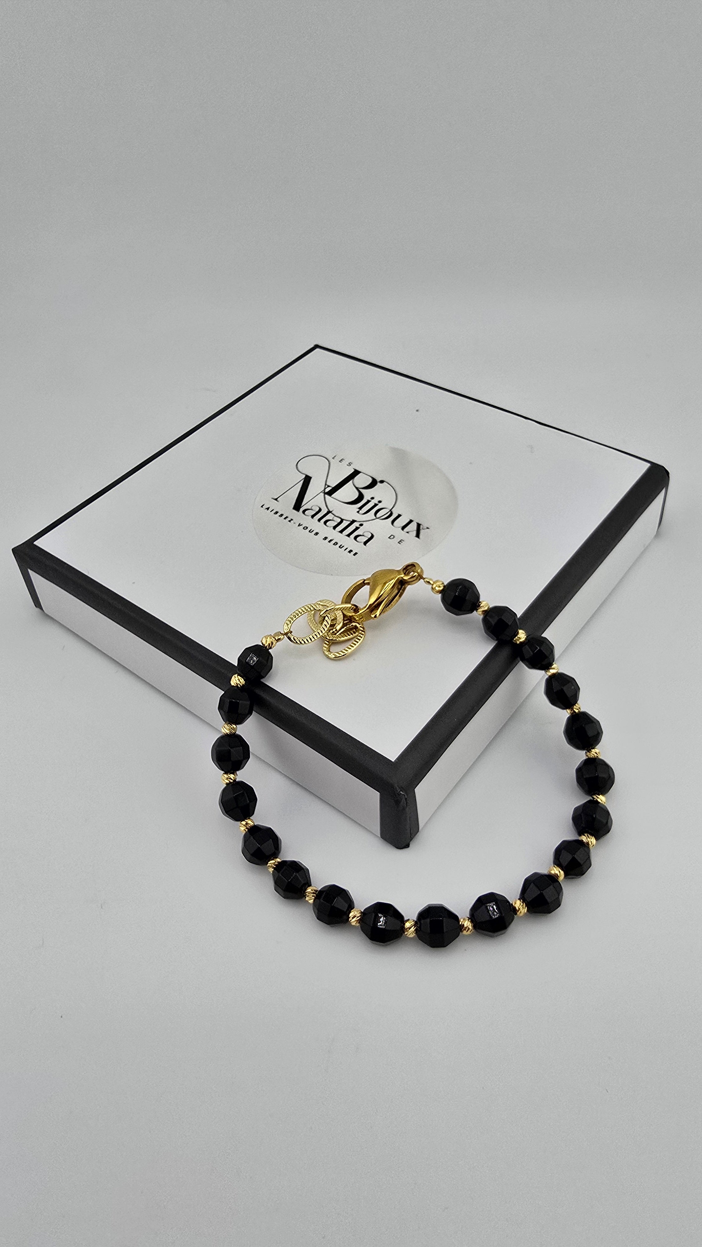 Bracelet en onyx