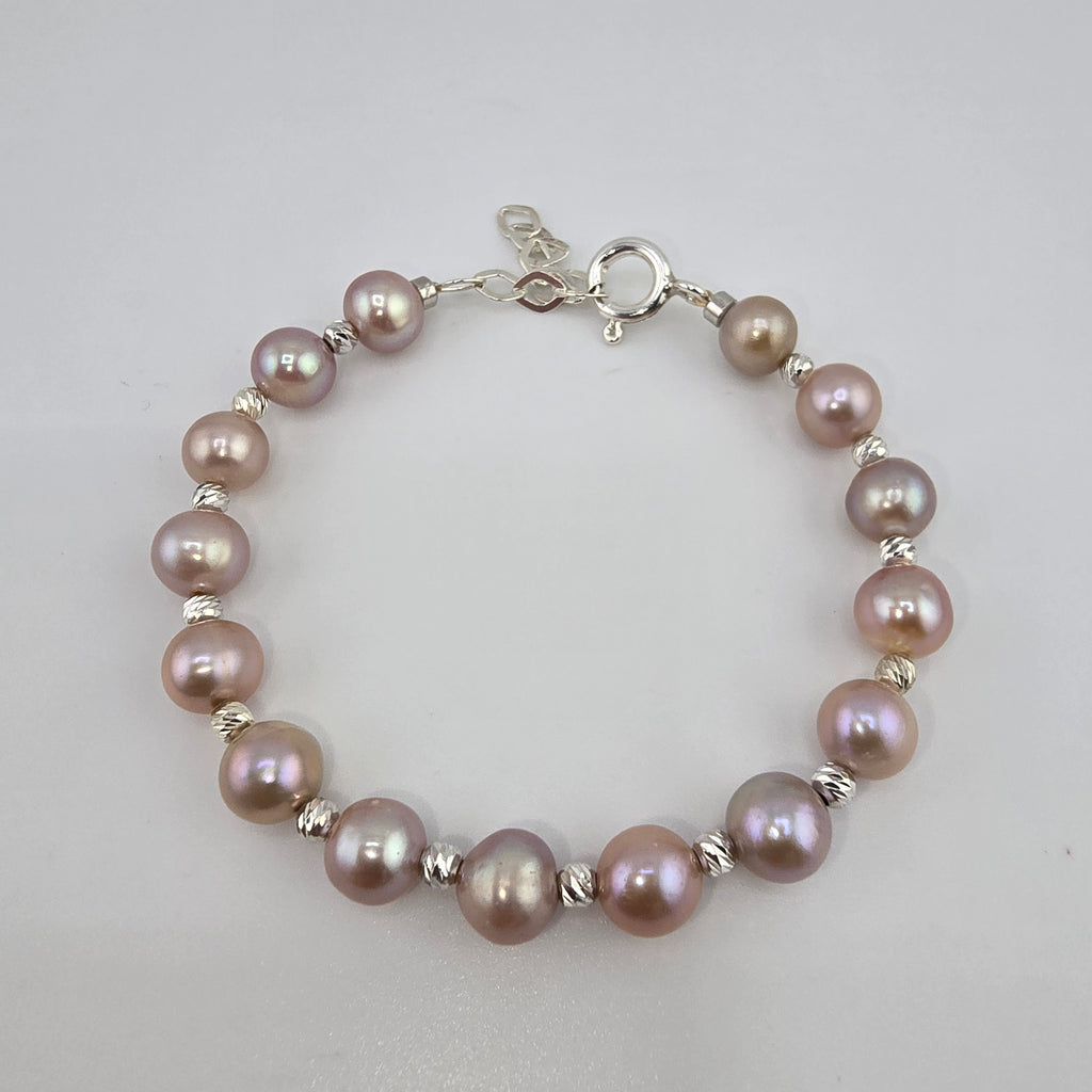 Souffle de Lilas -bracelet en perles de culture