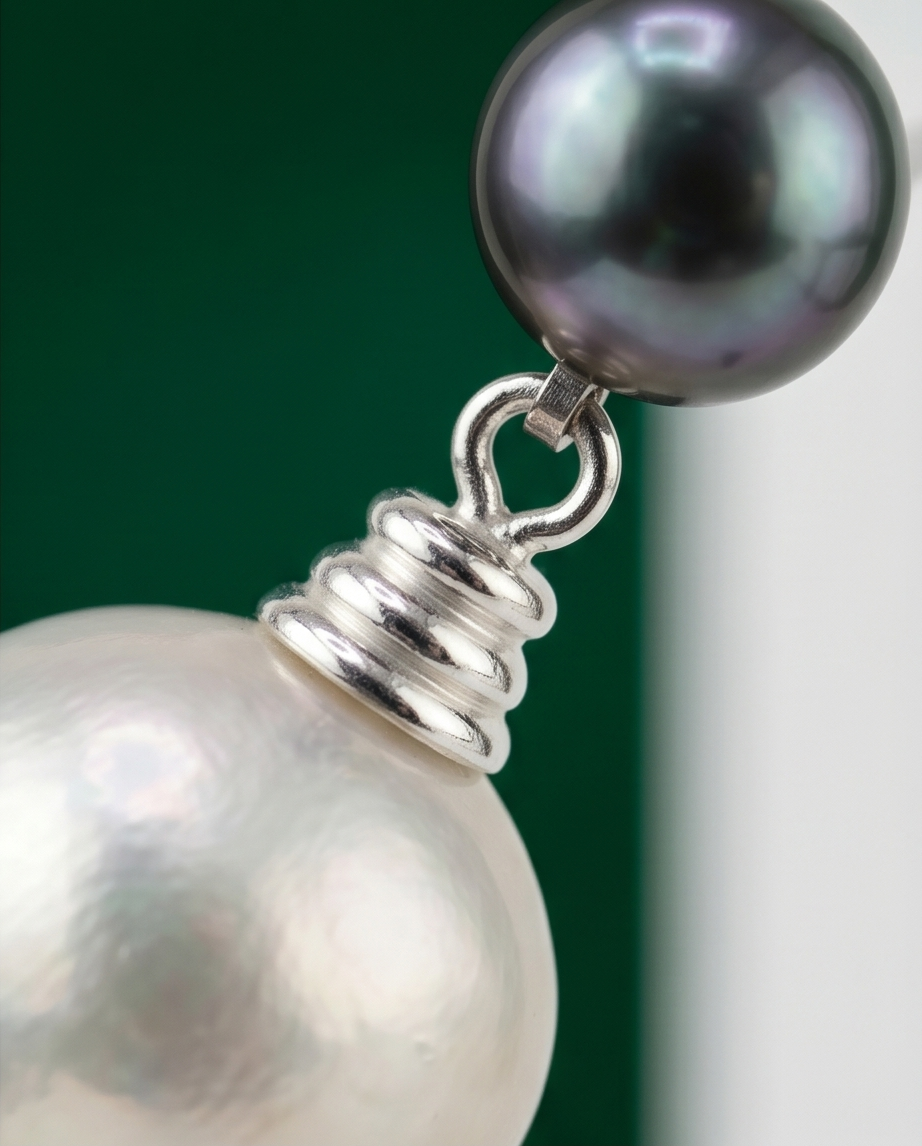 Douceur d'origine - boucles d'oreilles avec perles baroques